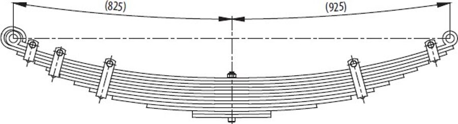 Front Spring 25064T/28264T/25060T/28166T/25059T for DODGE AS 26 235 SN