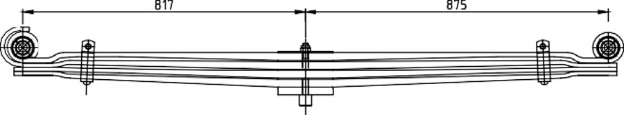 Front Spring 7C465310BD for FORD