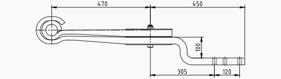 Trailer Rear Spring 508202650 for BPW