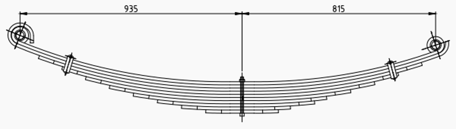 Front Spring 257591 for VOLVO