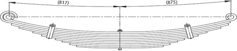 Front Spring for FORD CARGO 3235S