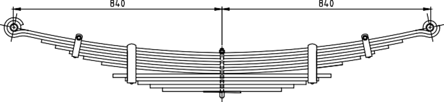Front Spring 3C465310CB for FORD