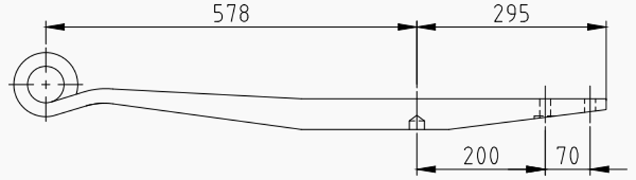 Trailer Rear Spring 508212920 for BPW