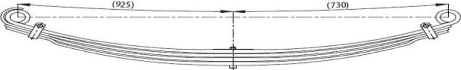 Front Spring for MAN TGA 41360