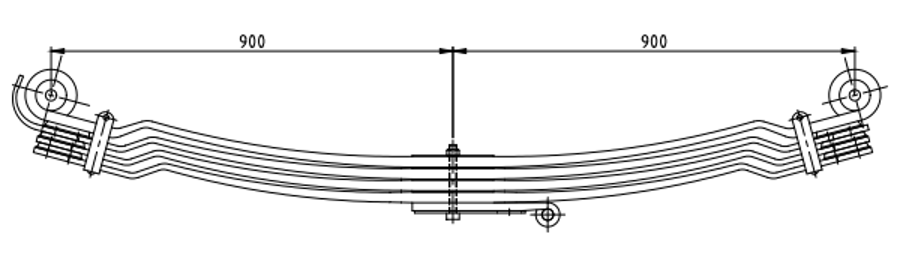 Front Spring 81434026156 for MAN