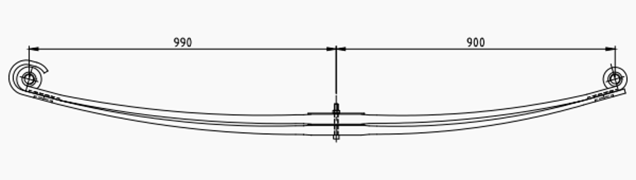 Front Spring 257842 for VOLVO