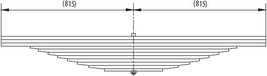 Rear Spring 500414487 for IVECO ASTRA HD8