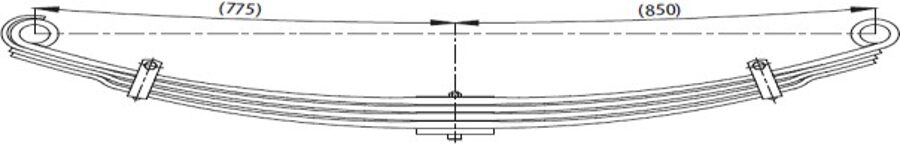 Front Spring 9C465310BA for FORD 