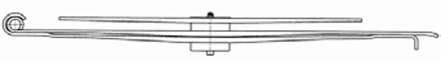 Rear Spring 8587488 for IVECO