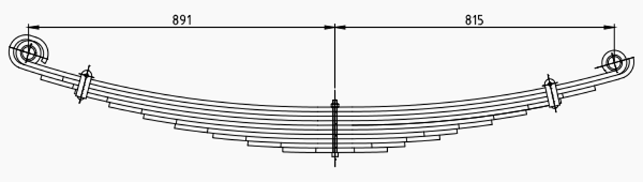 Front Spring 257631 for VOLVO