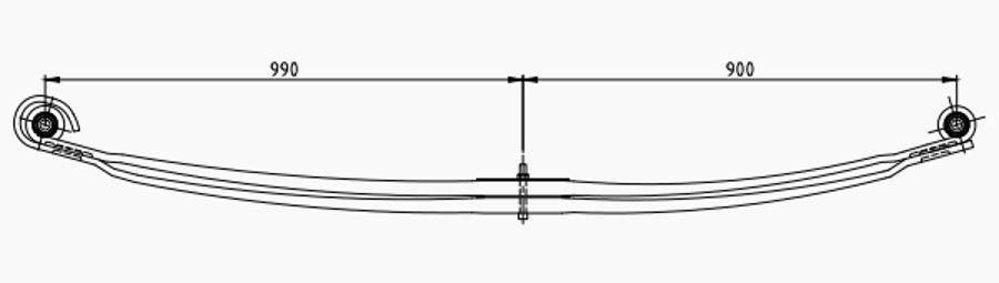 Front Spring 257927 for VOLVO