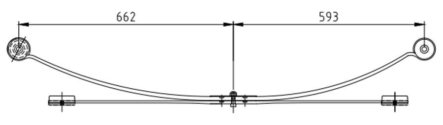 Rear Spring 2T145560EN for FORD