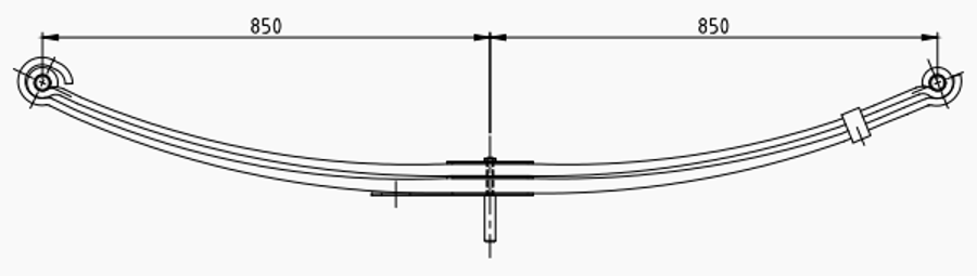Front Spring 81434006239 for MAN