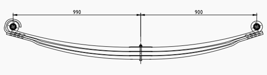Front Spring 257932 for VOLVO