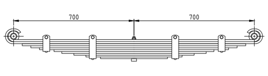Front Spring 4677537 for IVECO