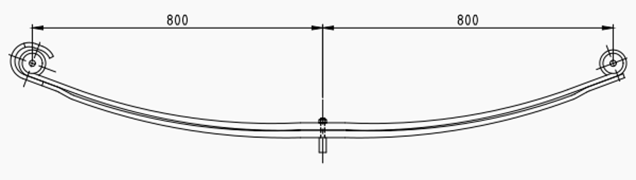 Front Spring 81434006322 for MAN