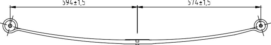 Rear Spring 2C115560FA for FORD