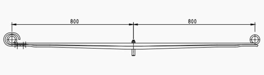 Front Spring 81434006258 for MAN