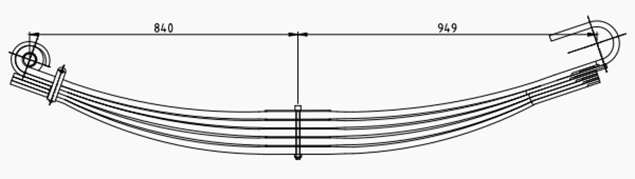 Front Spring 257848 257838 for VOLVO