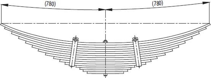 Rear Spring 9C46/5560/BC/9C465560BC for FORD 