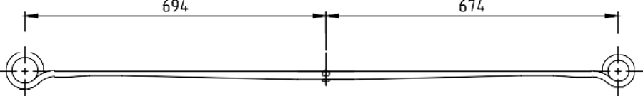 Rear Spring 6C115560DB for FORD