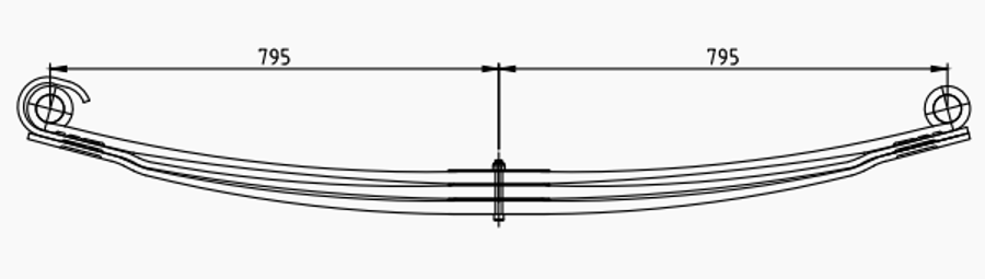 Front Spring 257863 257884 for VOLVO