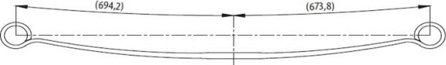 Rear Spring 6C115560RB for FORD 