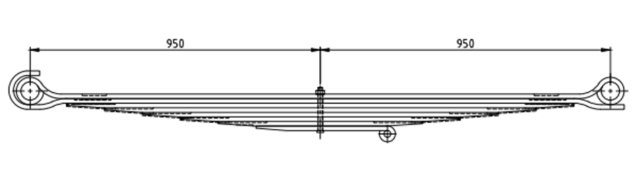 Front Spring 41005350 for IVECO