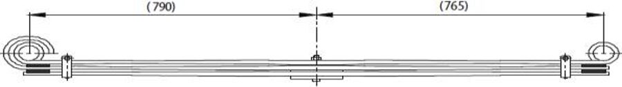 Front Spring 13D00/03522AB for OTOKAR SLTN145 K