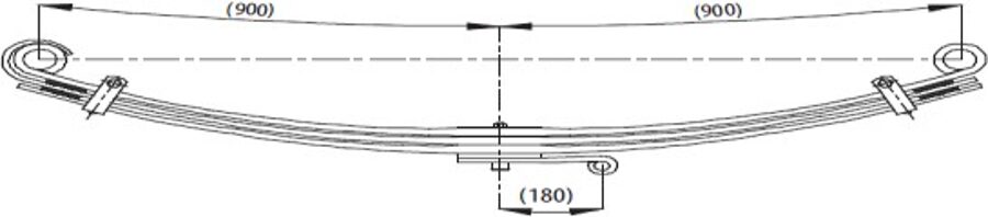 Front Spring for MAN 26281 PRB