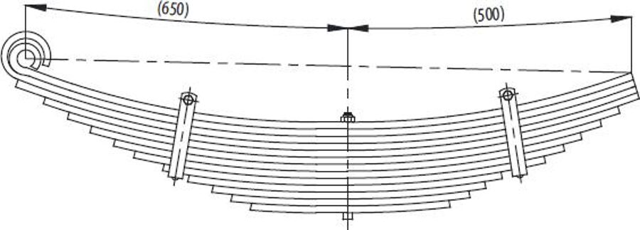 Rear Spring for MERCEDES 1517 ÇÇN Wholesale 