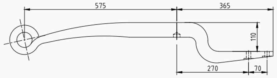 Trailer Rear Spring 508213950 for 70X62