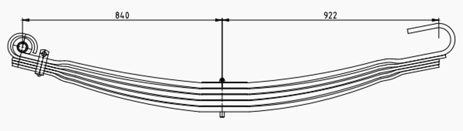 Front Spring 257355 for VOLVO
