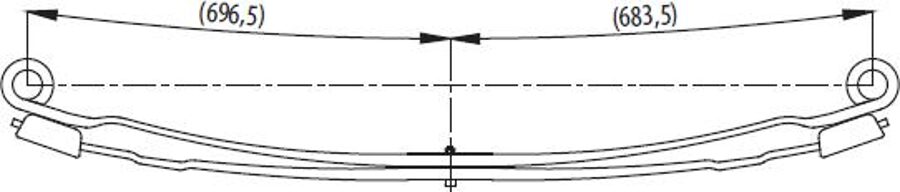 Rear Spring BA0805HP/VK155560GA for FORD 