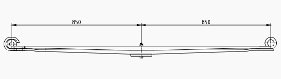 Front Spring 81434006455 for MAN