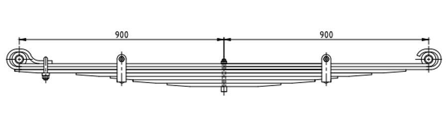 Front Spring 4680427 for IVECO