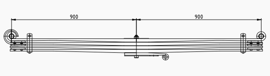 Front Spring 81434006473 for MAN