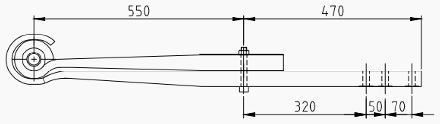 Trailer Rear Spring 508213210 for BPW