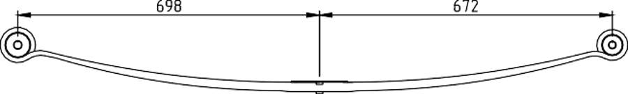 Rear Spring YC155560CC for FORD