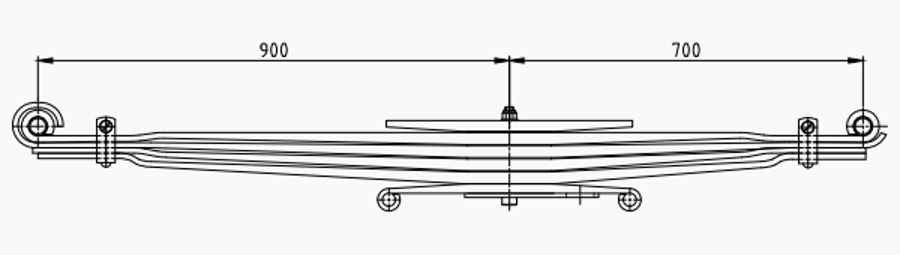 Front Spring 81434026004 for MAN
