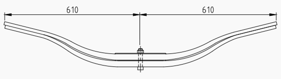 Trailer Rear Spring 508204080 for BPW