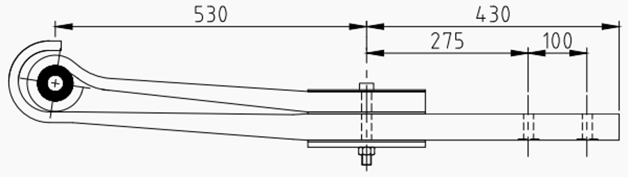 Trailer Rear Spring 21215600 for ROR