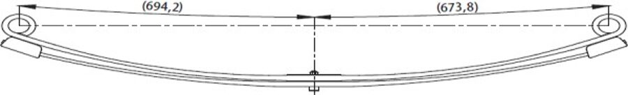 Rear Spring YC155560HF for FORD F.T280