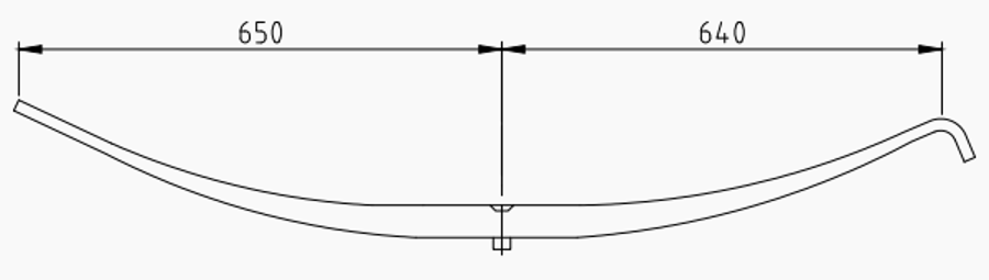 Trailer Rear Spring 21017560 for ROR