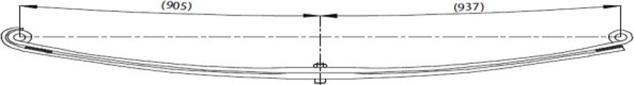 Right Spring 501055732/5010557733 for RENAULT 440-421.DIN