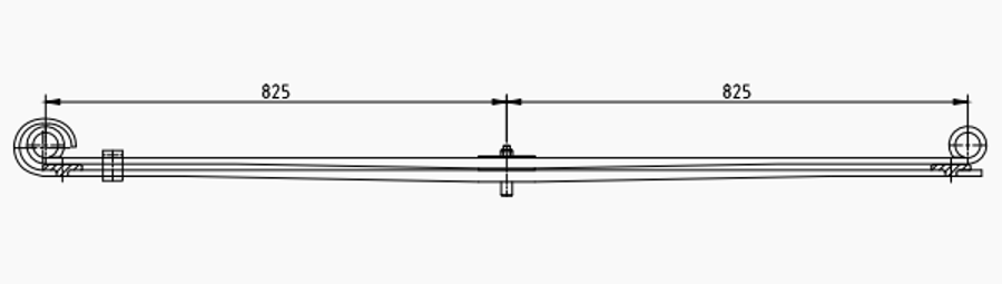 Front Spring 81434026050 81434026051 for MAN