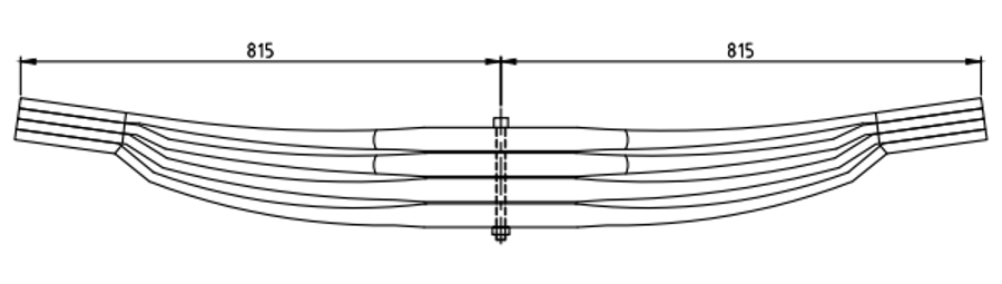 Rear Spring 98185269 for IVECO