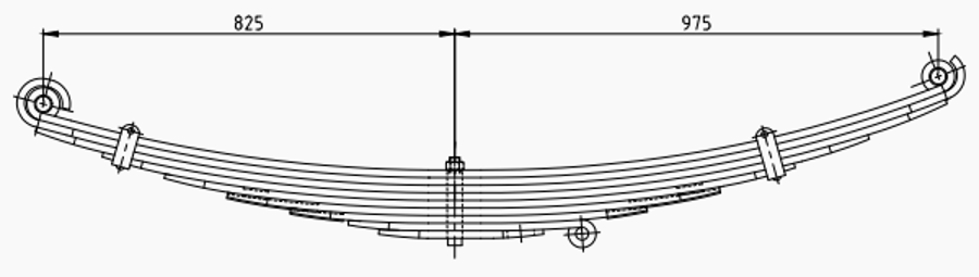 Front Spring 81434006477 for MAN