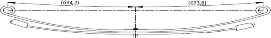 Rear Spring 56508700/6C115560ED/6C165560EB for FORD F.T 