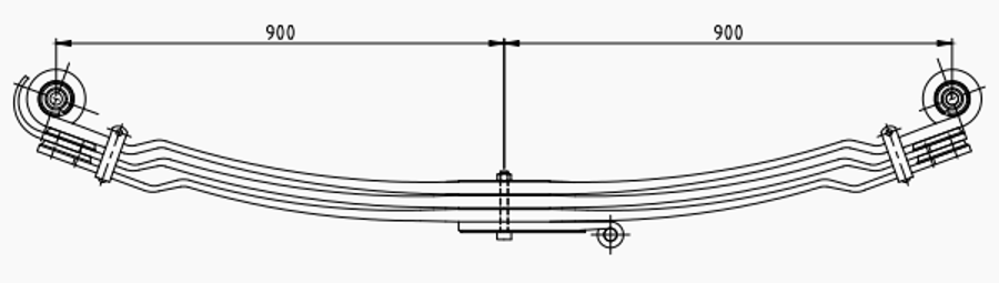 Front Spring 81434026060 for MAN
